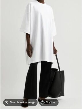 The Row ISHA T-shirt top white size L
